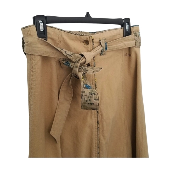 Maxi Skirt Fat Face Tan Cotton - Picture 2 of 5